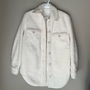 available again! —Wilfred Free The Ganna Shirt Jacket (TEDDY)